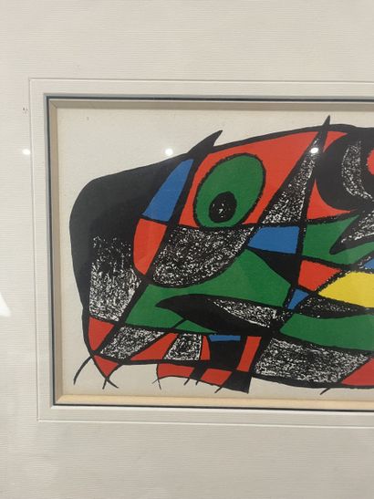 Joan Miró (1893-1983) - Composition (d’après)
Lithographie...