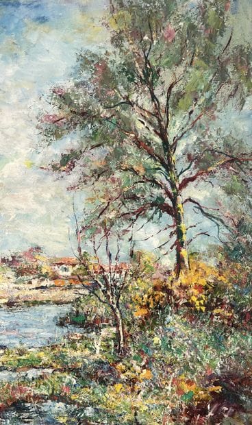 Henri Stenn - Moulin breton, Morbihan
Huile...