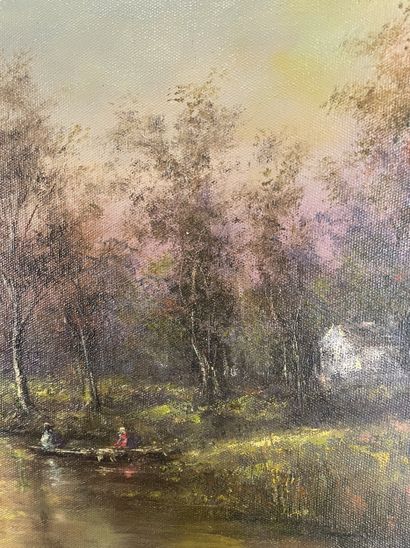 Louis Lenoir - Marais
Huile sur toile représentant...