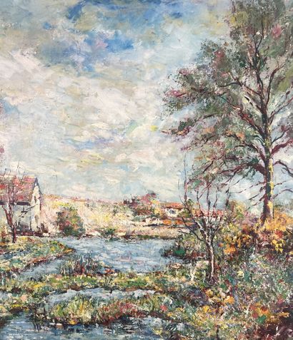 Henri Stenn - Moulin breton, Morbihan
Huile...