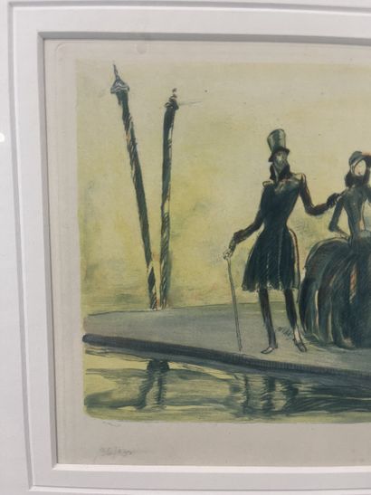 Jean-Gabriel Domergue (d’après) - Couple...