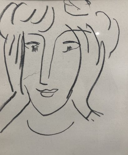 Henri Matisse (d’après) - Visage de femme
Pochoir...
