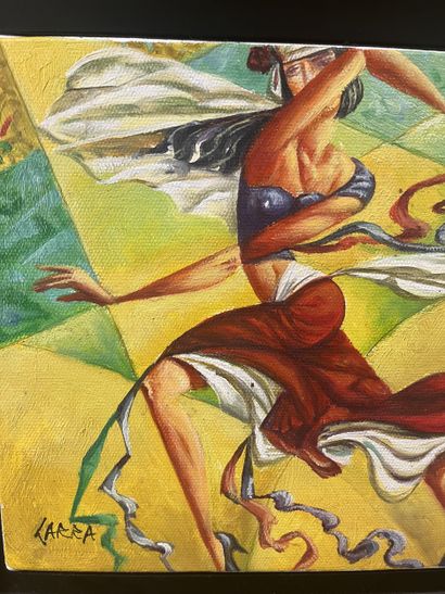 Jean Carra (XXe siècle) - Danseuse - Huile...