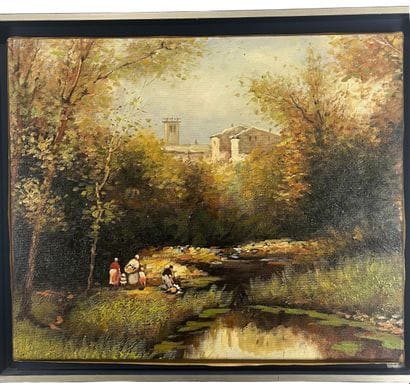 Ecole moderne (XX siècle) - Au bord de la...