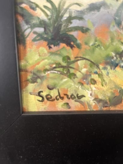 Marina Sedrac (1919-1999) - Au jardin
Huile...