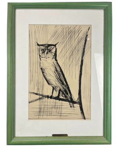 Bernard Buffet (1928-1999) - Le Hibou
Gravure...