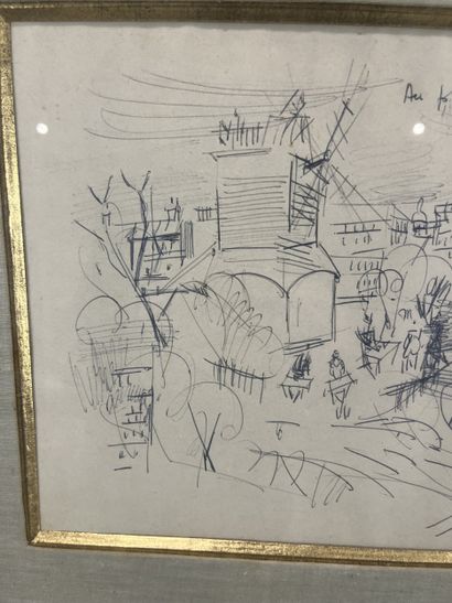 Maurice Empi (1933- ) - Le Moulin de la Galette
Dessin...