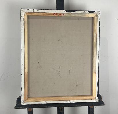 Ecole moderne (XX siècle) - La robe blanche
Huile...