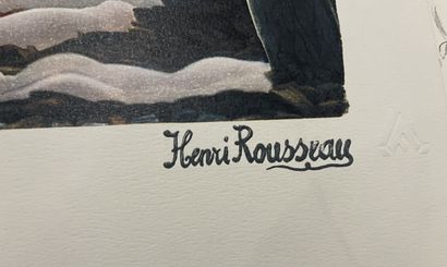 Henri Rousseau (1844-1910) - La Guerre
Lithographie...