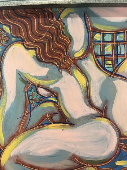 Martinery Philippe - Le nu fait la grenouille
Huile...