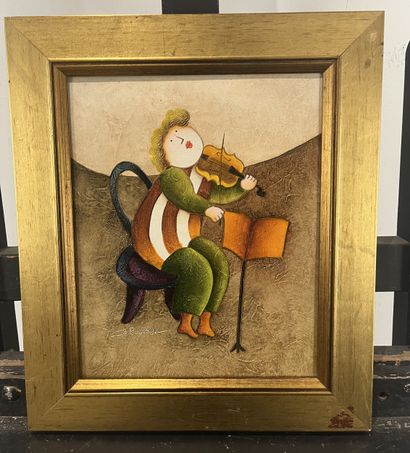Joyce Roybal - Le violoniste
Huile sur toile...