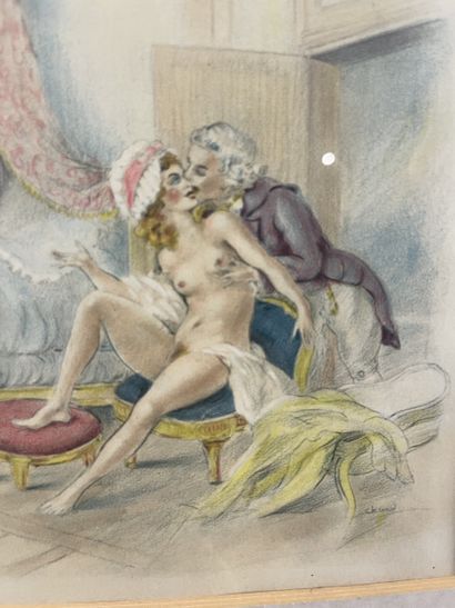 Edouard Chimot (1880-1959) - Séduction
Lithographie...