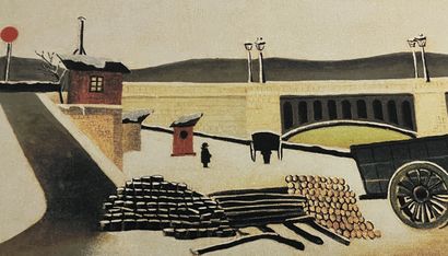 Henri Rousseau (1844-1910) - Le Pont de Grenelle...