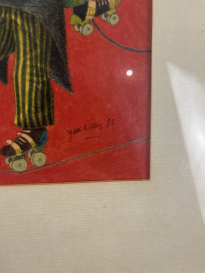 Yak Rivais (1939- ) - Le Cirque
Technique...