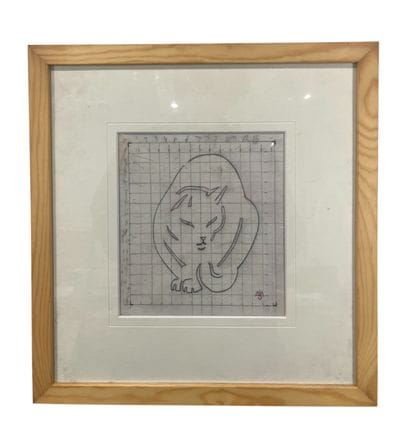 Jacques Nam - Le Chat
Dessin au trait sur...