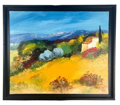 Ray Poirier (1938-) - Le calme en Provence
Huile...