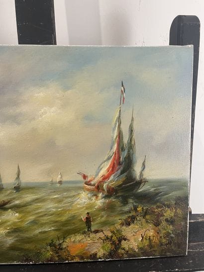 David Vernier - Marine
Huile sur toile représentant...
