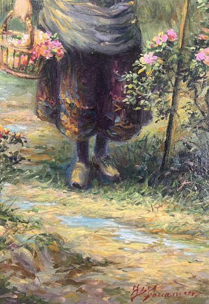 Jean-Baptiste Fournier (1959-) - La Cueillette...