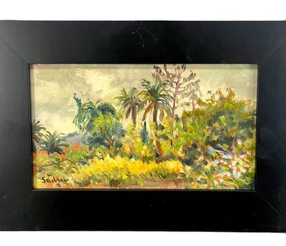 Marina Sedrac (1919-1999) - Au jardin
Huile...