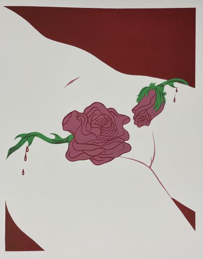 Labisse Félix (1905-1982) Fleurs de trottoir,...