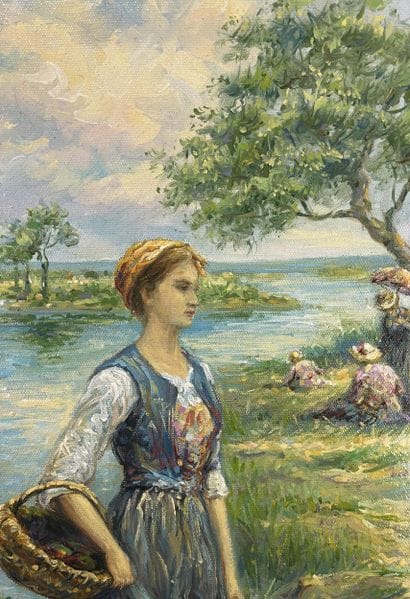 Jean-Baptiste Fournier - La Cueillette (II)
Huile...