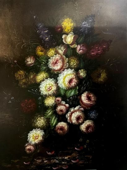 Peter Brooks - Bouquet luxuriant
Huile sur...