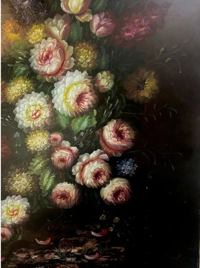 Peter Brooks - Bouquet luxuriant
Huile sur...