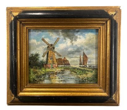 Van Hall (XX siècle) - Le Moulin
Paysage...