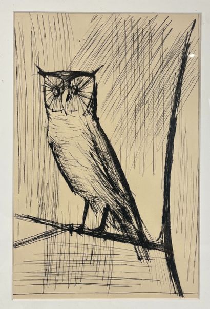 Bernard Buffet (1928-1999) - Le Hibou
Gravure...