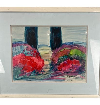 Claude Hemeret (1929- ) - Paysage ensoleillé
Acrylique...