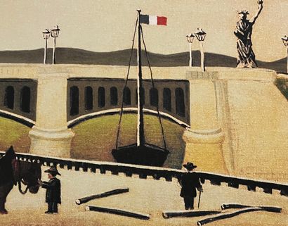 Henri Rousseau (1844-1910) - Le Pont de Grenelle...
