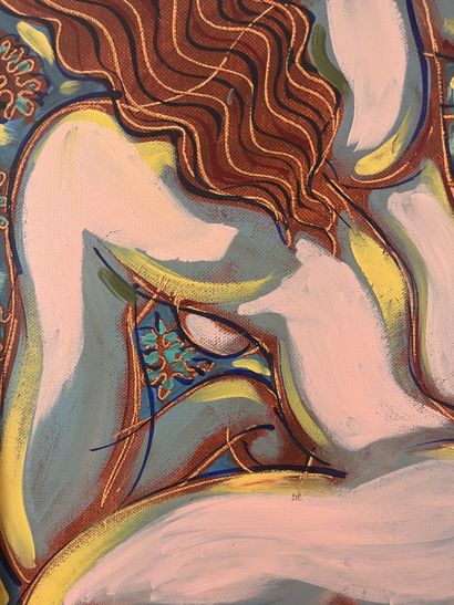 Martinery Philippe - Le nu fait la grenouille
Huile...