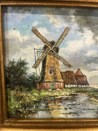 Van Hall (XX siècle) - Le Moulin
Paysage...
