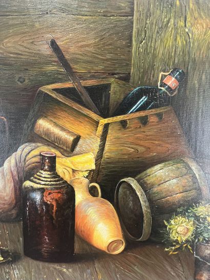 Nicolas Moreau (XX siècle) - Nature morte...