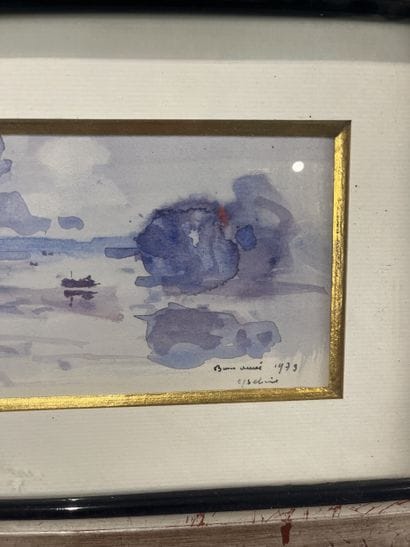 Gaston Sébire (1920-2001) - Reflets (1979)
Aquarelle,...