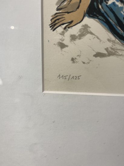 Yves Brayer (1907-1990) - Le Cri
Lithographie...