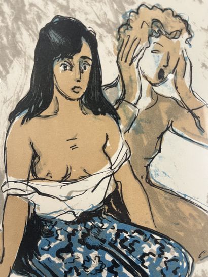 Yves Brayer (1907-1990) - Le Cri
Lithographie...