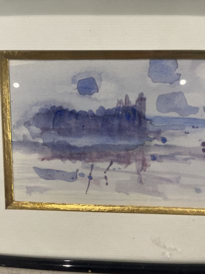 Gaston Sébire (1920-2001) - Reflets (1979)
Aquarelle,...