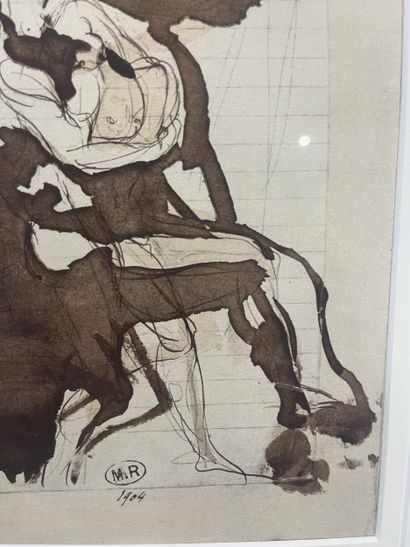 Auguste Rodin (d’après) - étreinte
Pochoir...