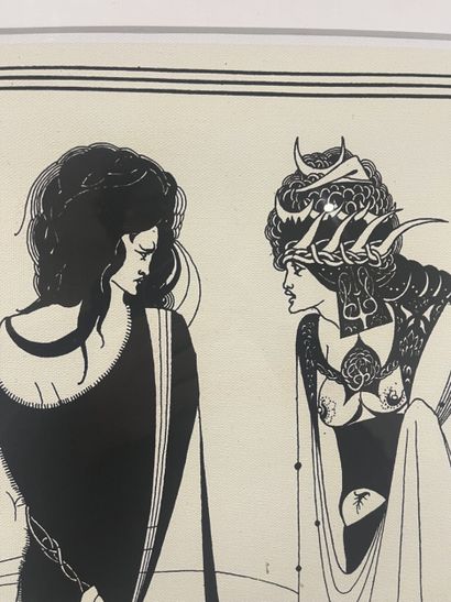 Aubrey Beardsley (1872-1898) - Jean et Salomé
Impression...