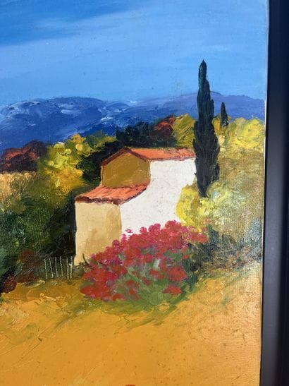 Ray Poirier (1938-) - Le calme en Provence
Huile...