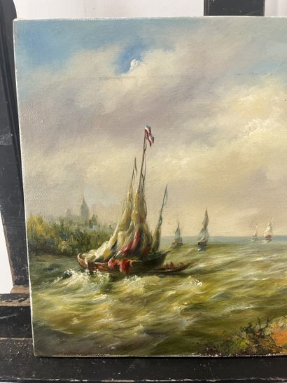 David Vernier - Marine
Huile sur toile représentant...