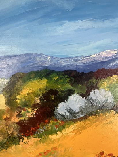 Ray Poirier (1938-) - Le calme en Provence
Huile...