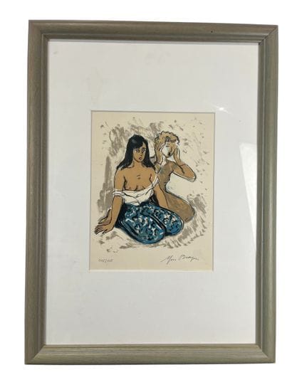 Yves Brayer (1907-1990) - Le Cri
Lithographie...