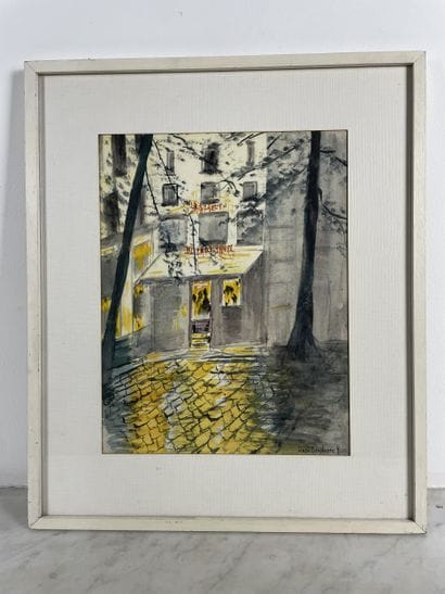 Liane Bruylands (1921 2009) Auberge animée...