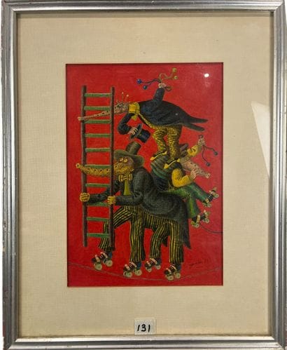 Yak Rivais (1939- ) - Le Cirque
Technique...