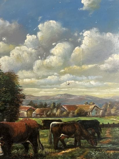 Ecole moderne - La Petite Ferme
Huile sur...