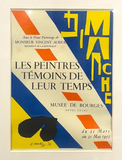 Matisse Henri (d’après) - Dimanche
Lithographie...