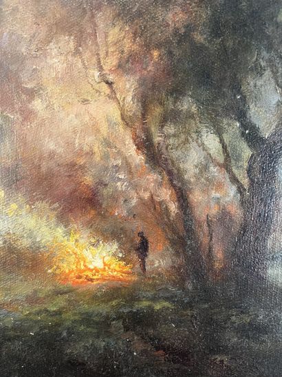 Noël Bantil - Coucher du soleil
Huile sur...