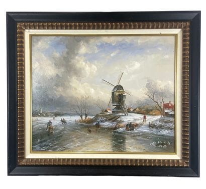 Van Gallen Rick (XXe siècle) - Patinage au...